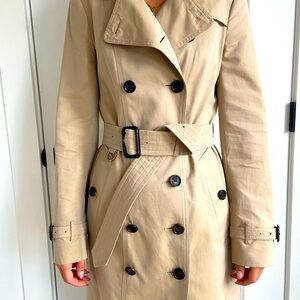 Burberry rain/trench coat.  Will sell scarf-retails for $800 for additional $300